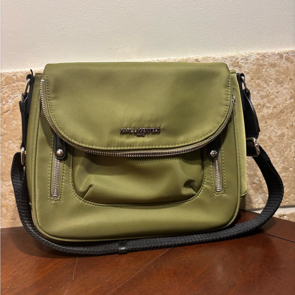 Karl lagerfeld Sage Green Crossbody Bag